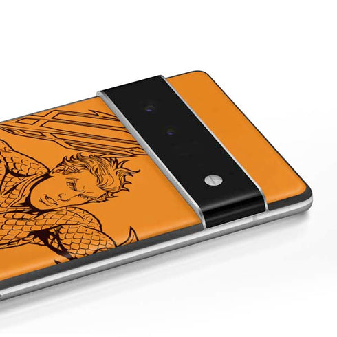 DC Comics Aquaman Comic Pop Google Pixel 6 Pro Skin